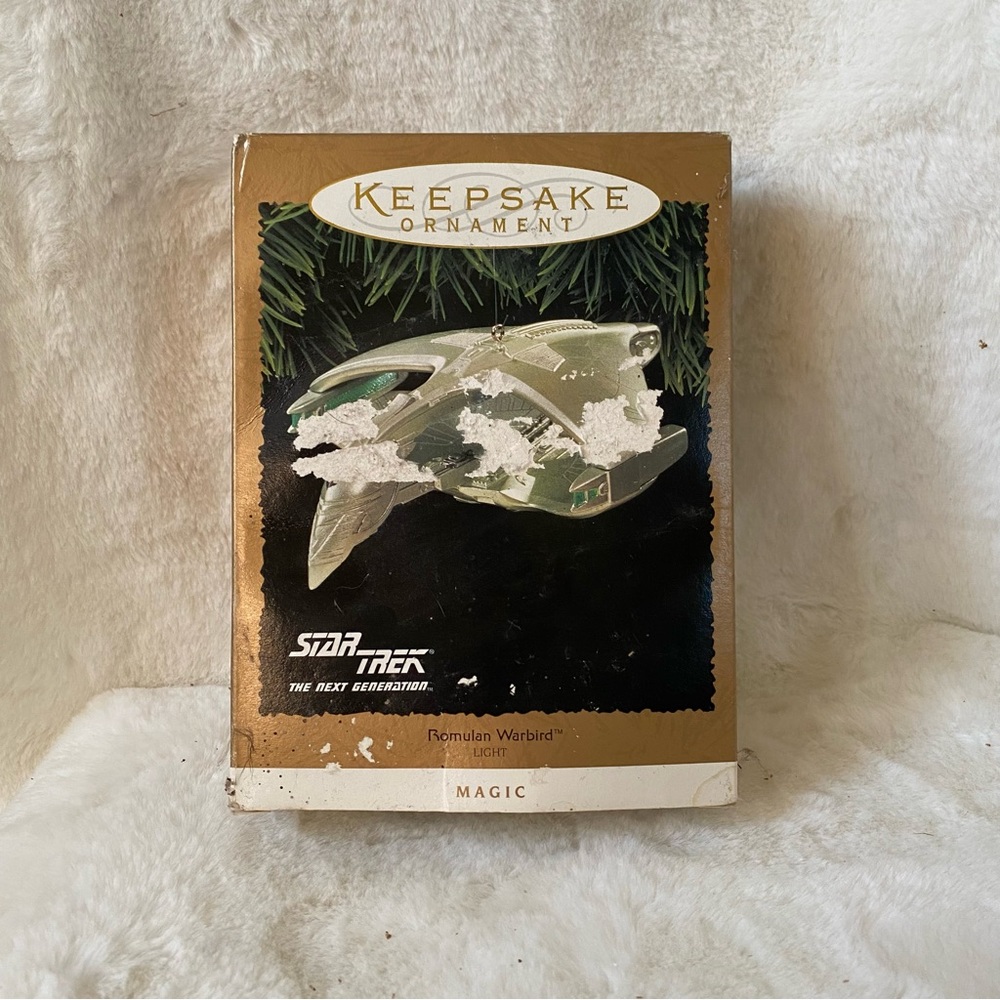Keepsake Romulan warbird Starship ornament 1995 NWT
